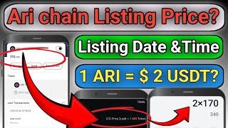 Ari chain Airdrop | Airdrop Airdrop TGE  | Ari chain Listing Date | Ari chain New Update | Ari Price