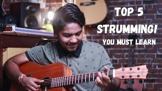 Top 5 strumming patterns |sandeep mehra