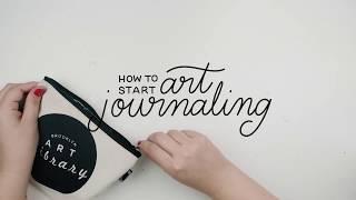 How to Start Art Journaling - Free class with Get Messy