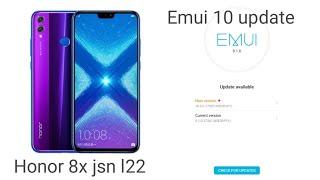 Honor 8x Jsn L22 emui 10 stable update