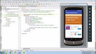 Webview with Progress Dialog in android(code) ProgrammingCodeTech