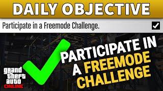 Participate in a Freemode Challenge DAILY OBJECTIVE GUIDE in GTA 5 ONLINE (UPDATED) | FREEMODE EVENT