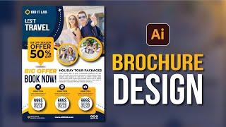 Brochure Design & Tutorial - Adobe Illustrator | BID IT Lab #brochure #design #illustrator #tutorial