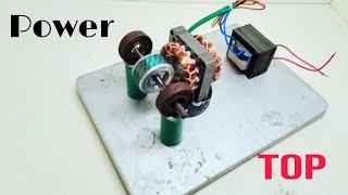 Top 2 Free Energy 6000 KW Generator 220v use fan, capacitor, magnet,light || ASR MAKER