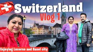 Visiting Basel City and Lucerne City | Switzerland Vlog - 1 | Binni Krishnakumar