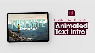 Learn how to animate text behind an image in Adobe InDesign