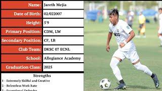 Jareth Mejia - A complete Player