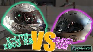 X-LITE X803 RS Ultra Carbon vs SHOEI NXR | Vergleich - Review
