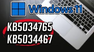 Windows 11  で、Windows Update （ 23H2：KB5034765, KB5034467 ）更新に失敗する- 方法
