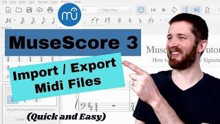 Convert Midi into Sheet Music for Free, How to Import Midi into MuseScore 3, Download Midi