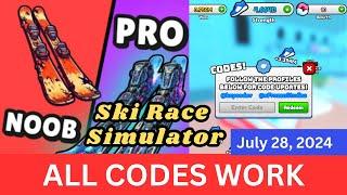 *All CODES WORK* Ski Race Simulator ROBLOX, July 28, 2024