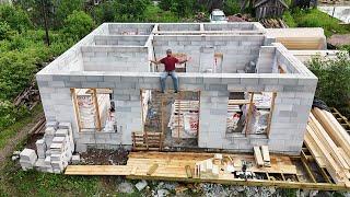 Warm House is Easy! Czech Bricklaying Technology. I Build ALONE