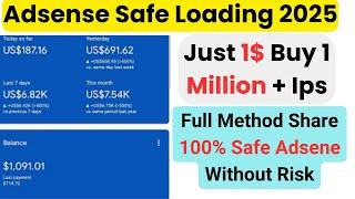 Google AdSense Loading Method Full Course | 100% Safe Method Earn | Daily 500$ Earn