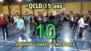 Le côté bal des 15 ans de "Quentin Country Line Dance" (10) à Élancourt (78) samedi 23 novembre 2024