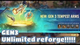 State of Survival : Gen 3 tempest is out ! and it has unlimited reforge !!