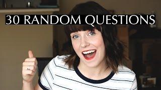 RANDOM QUESTIONS TAG | BrokeButBougie