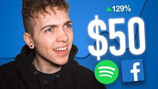 I spent $50 on FB ads to Promote my Spotify (here's what happened...)