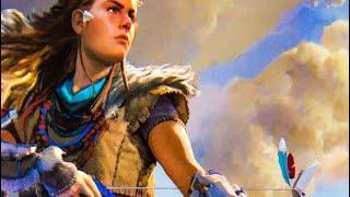 A teen's first time playing horizon zero dawn