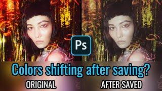 How to Fix Color Change when Exporting & Saving in Photoshop