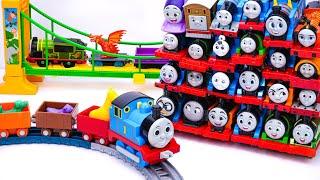 Thomas & Friends Track Toys Collection ASMR | Thomas & Friends Plarail Suspension Bridge Set