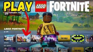 How to Play LEGO Fortnite - Create Survival or Sandbox Mode #fortnitelego