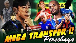 MEGA TRANSFER PERSEBAYABAJAK BINTANG PERSIB,PERSIJA,AREMA SERTA JDT & ISU STY GANTIKAN PAUL MUNSTER