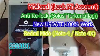 Unlock Mi Cloud Redmi Note 4 / Note 4X Mido Work