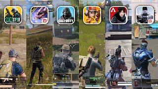 PUBG NEW STATE vs FREE FIRE MAX vs Call of Duty vs Farlight 84 vs Apex Legends vs Cyber Hunter