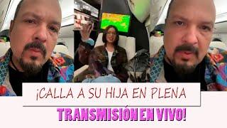 ¡La mandó a CALLAR! Pepe Aguilar REGAÑA a Angela Aguilar EN VIVO
