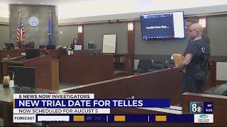 New trial date set for Robert Telles murder trial