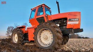 ALLIS-CHALMERS 7580 Tractor Plowing