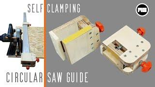 Müthiş Fikir! Daire Testere Kılavuzu (Kendinden Sıkıştırmalı) // Circular Saw Guide (Self Clamping)