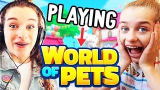 FIRST TIME PLAYING WORLD OF PETS (our game) w/ The Norris Nuts