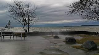 Windy Day at Port Dover Pier! 12/30/19