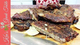 Slow Cooked Marinated Ribs - Greek Marinade Recipe