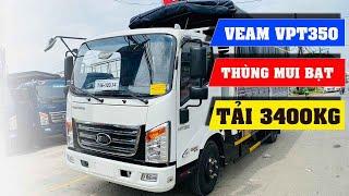 Xe Tải Veam VPT350 Thùng Dài 5 Mét - Xe Tải Veam 3.5 Tấn Thùng Bạt - Veam 3T5 Máy ISUZU