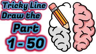 Tricky Line: Draw the Part Game All Levels 1-50 Gameplay Walkthrough | (IOS - Android)