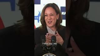 Biden to Harris: 'I'm watching you, kid. I love you'