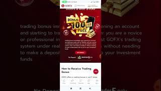 brokers GOFX bonus 100 $ sans dépôt | بونيص بدون إيداع ، شرح التسجيل و شروط السحب ( تداول مجانا )