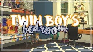 Sims 4 Room Build | Twin Boy's Bedroom