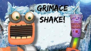 Rare wubbox tries Grimace Shake!