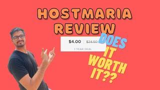 Hostmaria ($4) Review: Does It Worth it?