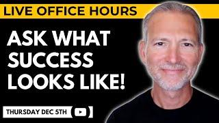 Job Seekers Should Ask What Success Looks Like  Live Office Hours with Andrew LaCivita