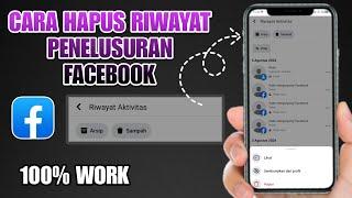 Cara Menghapus Riwayat Penelusuran Facebook | Hapus Riwayat Penelusuran Facebook