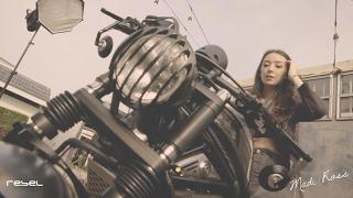 OverRide Cover Girl Madi ross & Honda Rebel500