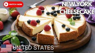 "Indulging in America: The Magnificent Journey of New York Cheesecake"#imagenishvideos #viral