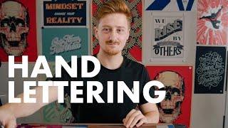 Hand Lettering Tutorial w/ UK Calligrapher & Lettering Artist James Lewis