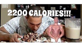 2200 CALORIES BEFORE BED!!!!! EPIC BODYBUILDING MEAL!!!