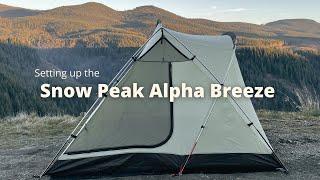 How I Set Up my Snow Peak Alpha Breeze