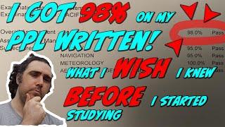 I Got 98% on My PPAER PPL Written Exam | What I WISH I Had Done BEFORE Starting Ground School Study
